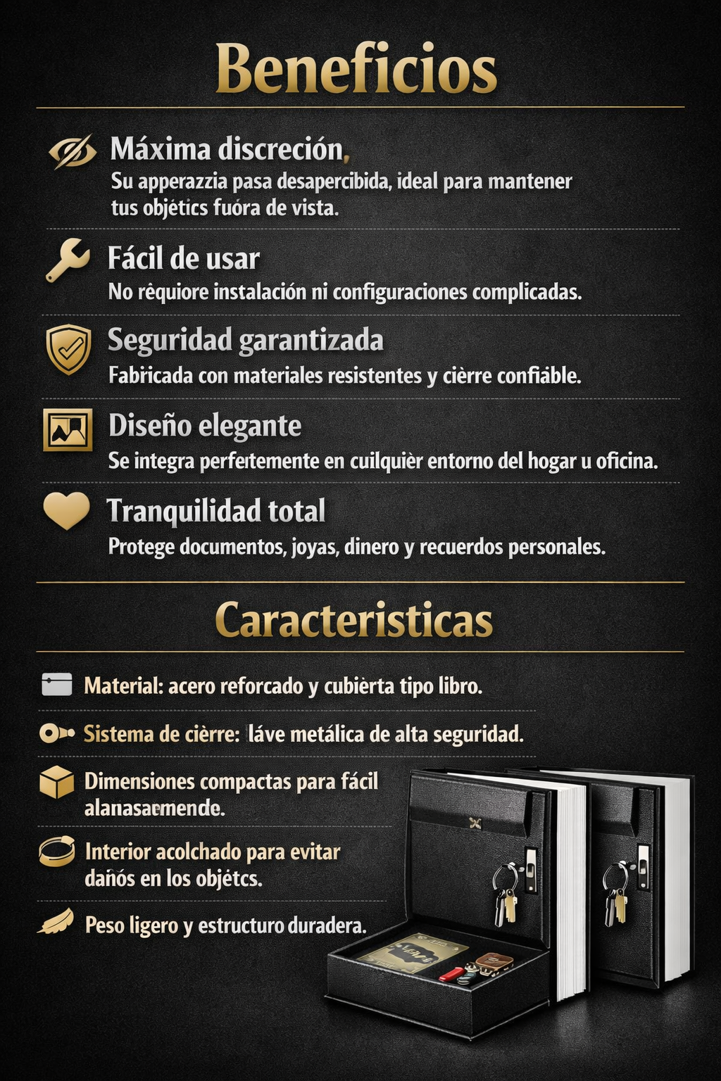 Caja Fuerte BookLock