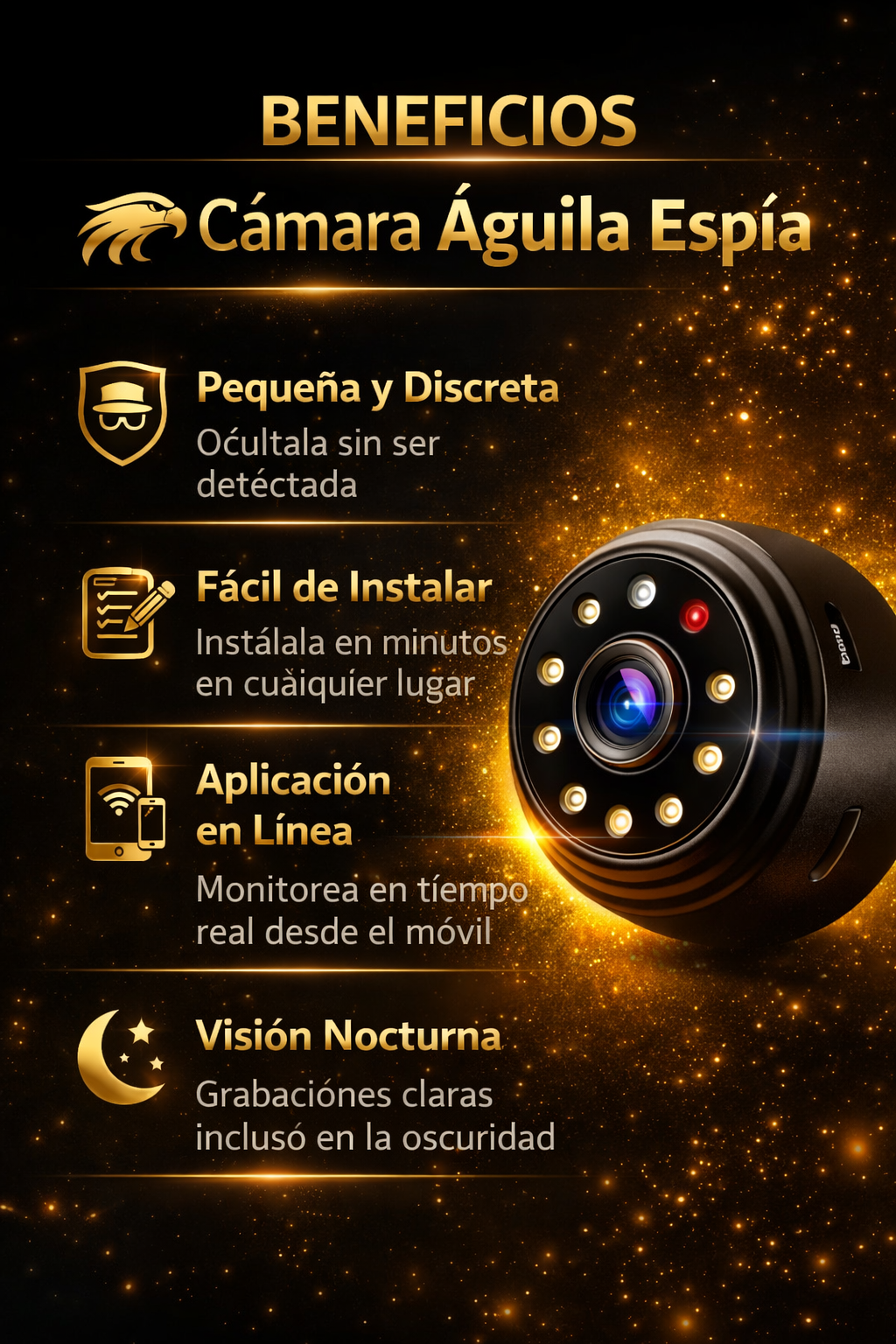 Mini Cámara Águila Espía OFERTA X2