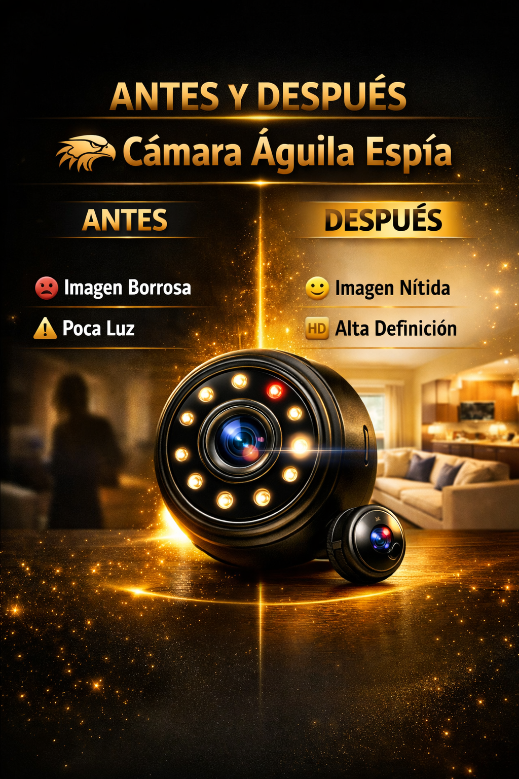 Mini Cámara Águila Espía OFERTA X2